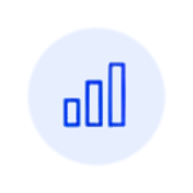 Three ascending score bars